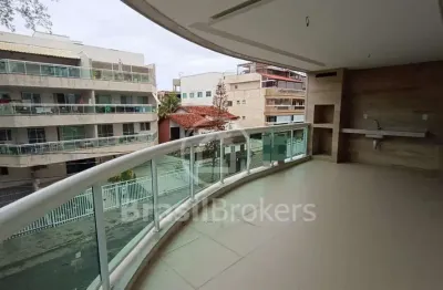 Recreio - 110 m² - varandão gourmet,  3 quartos sendo 1 suite, 2 vagas , dependência revertida.