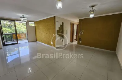 Apartamento reformado de 3 quartos de frente - recreio