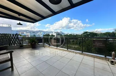 Cobertura no recreio dos bandeirantes -  2 suítes, 2 vagas de garagem, espaço gourmet e vista livre