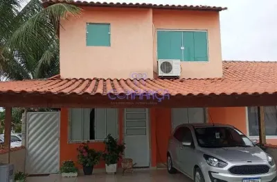 Casa duplex com 3 dormitórios - 2 suites - à venda, 75 m² por r$ 450.000 - campo grande - rio de ja