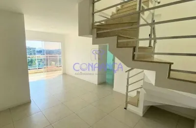 Cobertura espetacular de 2 quartos com suíte em localização privilegiada