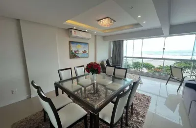 Apart. de 172 m2 frente mar 2 suít. + 1 dorm, vaga privativa em baln. camboriú