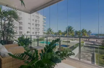 Frontal 4 quartos,  2 suítes, 3 vagas vista mar barra da tijuca  -  rio de janeiro