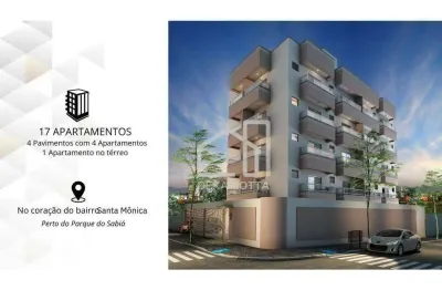 Apartamento com 2 dormitórios à venda, 47 m² por r$ 316.544,00 - santa mônica - uberlândia/mg