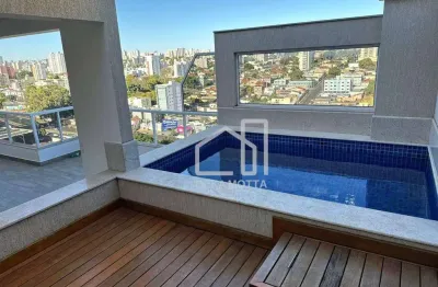 Cobertura com 3 dormitórios à venda, 250 m² por r$ 2.500.000,00 - vila póvoa - uberlândia/mg