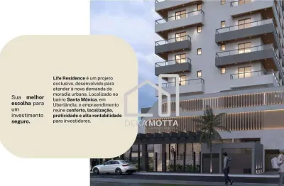Loft com 1 dormitório à venda, 40 m² por r$ 369.976,00 - santa mônica - uberlândia/mg