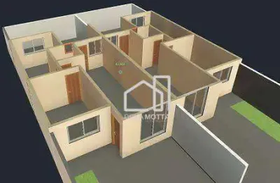 Casa com 2 dormitórios à venda, 57 m² por r$ 285.000 - residencial gramado - uberlândia/mg