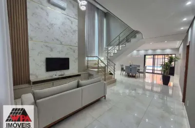 Casa para locação ou venda no condomínio terras do imperador em americana - 276 m² de construção, 3 suítes