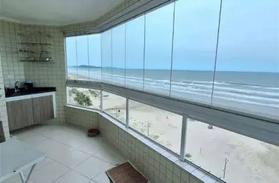 Excelente apartamento vista mar com 2 dormitórios no bairro maracanã em praia grande!