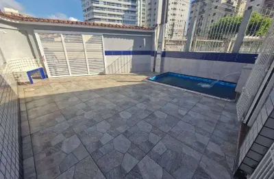Linda casa geminada com 3 dormitórios no bairro caiçara em praia grande!