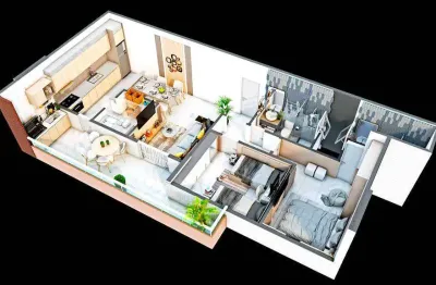 Apartamento com 2 quartos à venda na Rua Vila Balmeária, 16091, Vila Balneária, Praia Grande