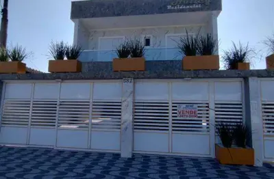 Excelente casa de condomínio sobreposta baixa no vilamar na vila caiçara.