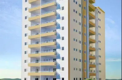Apartamento com  51,00 m² - vila guilhermina - praia grande sp