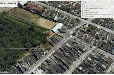 Terreno à venda na Rua Vila Nova Sao Vicente, 91, Vila Nova São Vicente, São Vicente