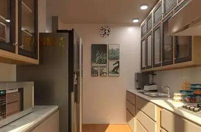 Apartamento com 1 quarto à venda na Rua Daniela Checchia Fares, 220, Aviação, Praia Grande