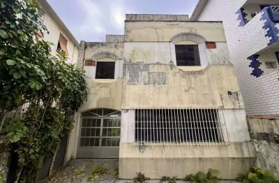 Casa / sobrado para locação em santos, gonzaga, 8 dormitórios, 1 suíte, 7 banheiros, 6 vagas