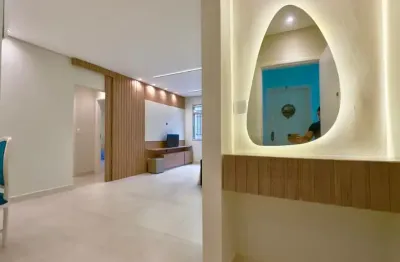 Apartamento com 2 quartos 1 suíte vaga box na ponta da praia