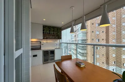Apartamento 3 suítes 2 vagas porteira fechada no castell di gonzaga em santos