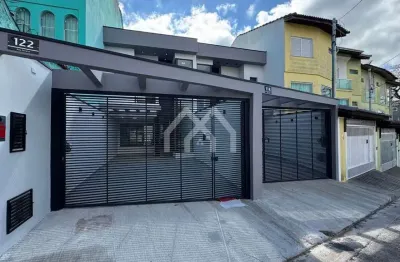 Sobrado vila alzira santo andré, 155m², 3 suítes, espaço gourmet, 3 vagas