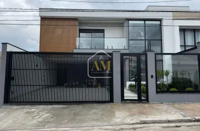 Sobrado novo contemporâneo alto padrão 275m, 3 súites parque dos pássaros