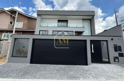 Sobrado novo contemporâneo alto padrão 396m, 4 súites parque dos pássaros