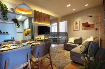 Apartamento com 2 dormitórios à venda, 45 m² por r$ 390.000,00 - colonial - contagem/mg