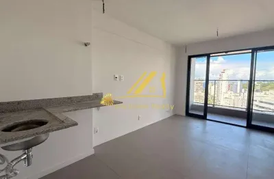 Barra Signature: Apartamento quarto e sala, 36m2, andar super alto com vista permanente para o mar, bem para o Farol da Barra. A 400m da praia. 1 vaga