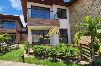 Guarajuba ville: casa duplex de 4 suítes em guarajuba! 137m2. condomínio com toda infraestrutura de lazer. está pronto para morar.