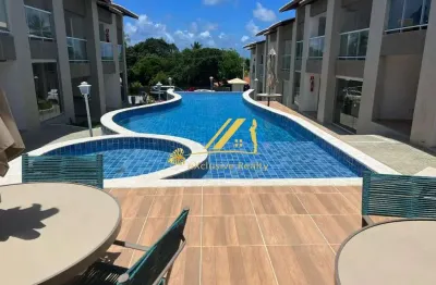 Village em imbassaí com garden, 65m2, 2 suítes, cozinha americana. 2 vagas de garagem. condomínio com piscina e churrasqueira! novo, ótima localização