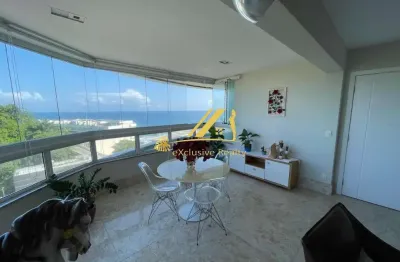Apartamento 4 suítes vista mar, mansão luchino visconti. apenas 1 por andar. morro do gato. vista mar. 3 vagas de garagem. suíte master com closet e h
