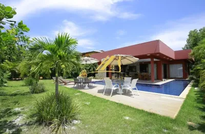 Casa de luxo com 4 suítes no condomínio quintas das lagoas em itacimirim. luxo e conforto no litoral norte da bahia. ótima infra de lazer!