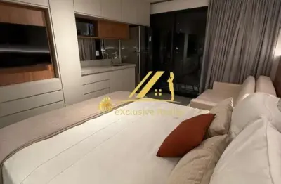 Alive corredor da vitória. studio decorado e mobiliado para aluguel. 27m2. vista mar, andar alto. prédio com rooftop novo. vaga de garagem rotativa