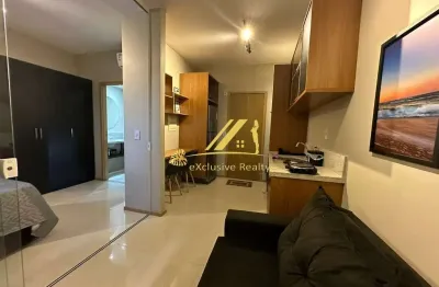 Studio super charmoso na pituba, totalmente mobiliado. sem varanda. 25m2.  house pituba. andar alto, nascente. vaga rotativa, rooftop com piscina, aca