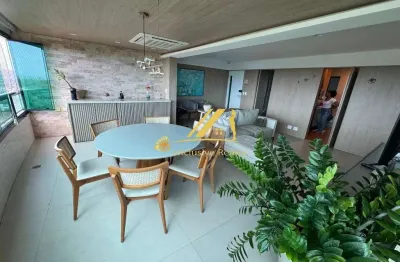 Apartamento finamente decorado, 2 suítes com closet, lavabo, dependência completa e depósito dentro do ap. 115m2. andar super alto, 2 vagas soltas