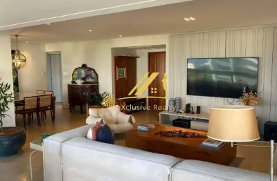 Mansão duque de provence: apartamento 240 m², 3 suítes com gabinete, andar alto, nascente e com vista mar. prédio imponente, 4 vagas + depósito.