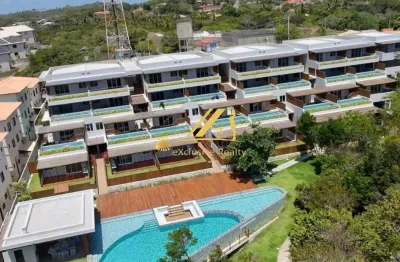 Lanai imbassaì residencial. apartamentos de 2 quartos na parte alta de imbassaí! 88m2, 2 vagas de garagem! vista mar sensacional, condomínio fechado!
