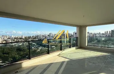 Oportunidade mansão unique, 4 suítes, 212 m2, no caminho das árvores! andar alto com vista incrível para o mar,  3 vagas de garagem. 1 por andar