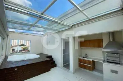 Cobertura com 3 quartos para alugar na rua frei josé de monte carmelo, 604, ponte preta, campinas, 170 m2 por r$ 8.900