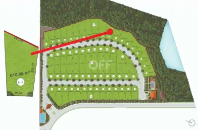 Terreno em condomínio fechado à venda na rua doutor bernardo beiguelman, sn, loteamento parque dos alecrins, campinas por r$ 645.000