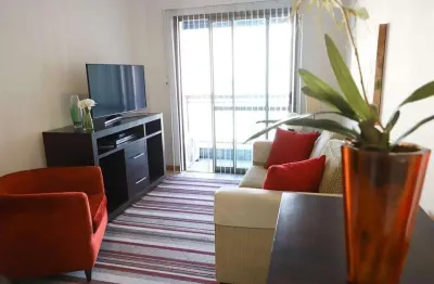 Apartamento com 1 quarto para alugar na rua boaventura do amaral, 1060, cambuí, campinas, 46 m2 por r$ 4.590