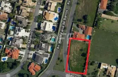 Terreno comercial à venda na avenida alaôr faria de barros, loteamento alphaville campinas, campinas por r$ 4.100.000