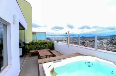 Cobertura com 2 quartos à venda na rua nísio batista de oliveira, 1, são lucas, belo horizonte por r$ 848.000