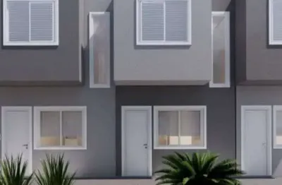 Casa sobrado em condomínio a venda, com quintal, 56m² - mogi das cruzes