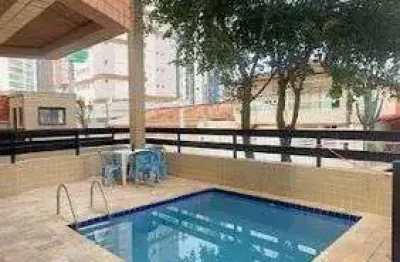 Apartamento de 2 quartos em caiçara praia grande, 1 vaga, sacada, 62m²