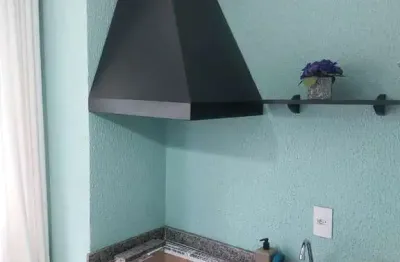 Apartamento em suzano com 2 quartos, sacada com churrasqueira, 1 vaga, 52m²