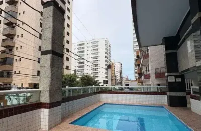 Apartamento 2 dormitórios, 105 m² , varanda ,1 vaga, em ocian praia grande