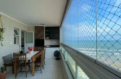 Apartamento de 2 dormitórios em Caiçara, sendo 1 suíte, vista mar, 1 vaga, 80m²