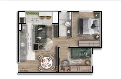 Apartamento com 2 quartos à venda no Interlagos, Caxias do Sul 