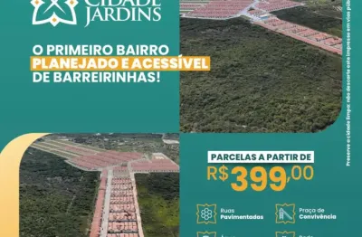 Terreno em condomínio fechado à venda na Rua Major Gallas, Cruzeiros, Barreirinhas