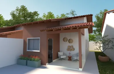 Casas residenciais novas na entrada de barreirinhas, dois quartos